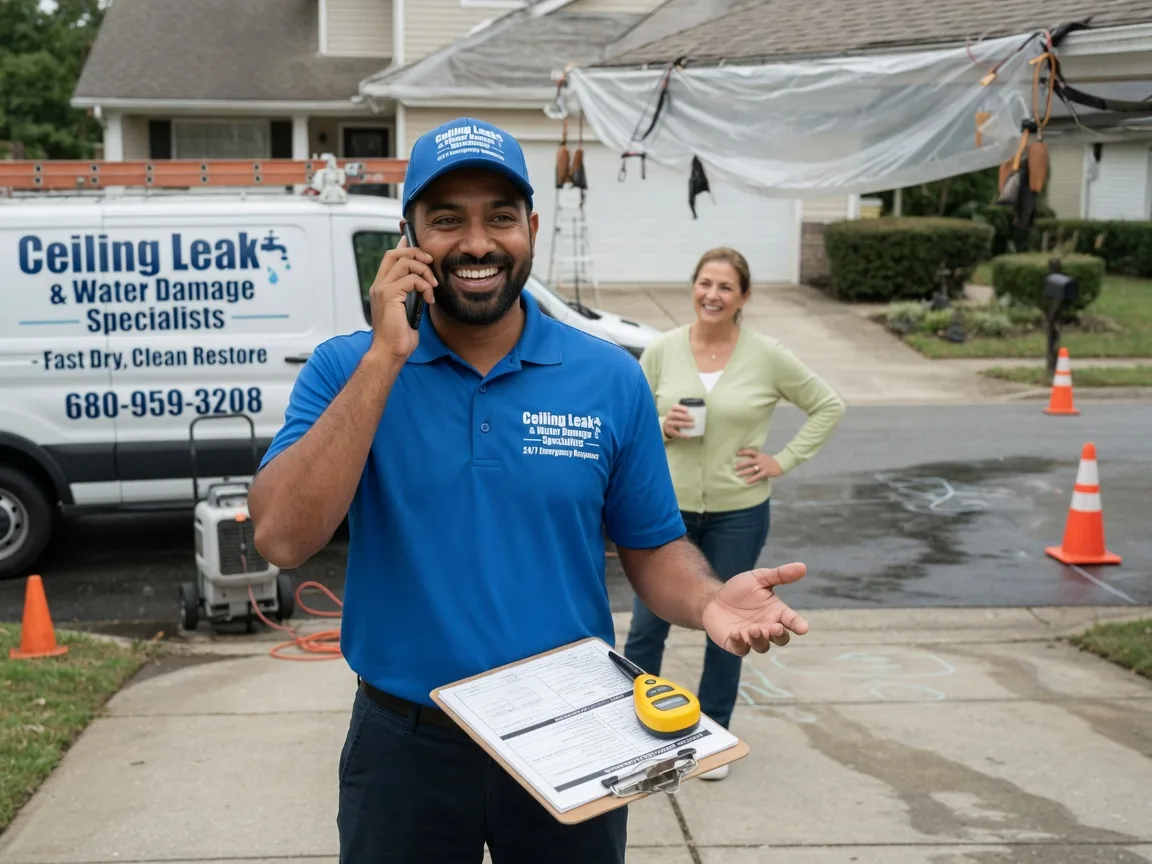 Ceiling Leak Cleanup Zionsville, IN FAQs